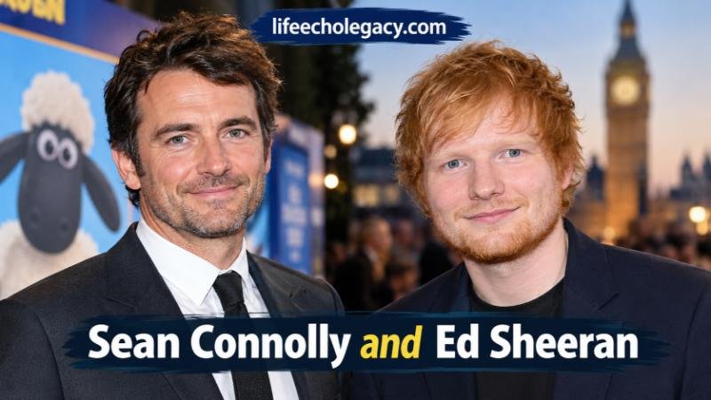 Sean Connolly and Ed Sheeran featured image with LifeEchoLegacy branding